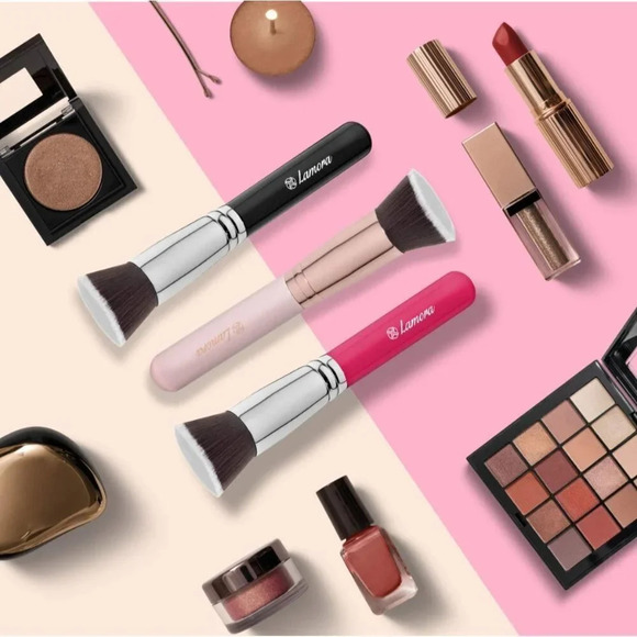 Foundation Brush Flat Top Kabuki For Blending Liquid Synthetic Makeup Brush - Picture 9 of 9